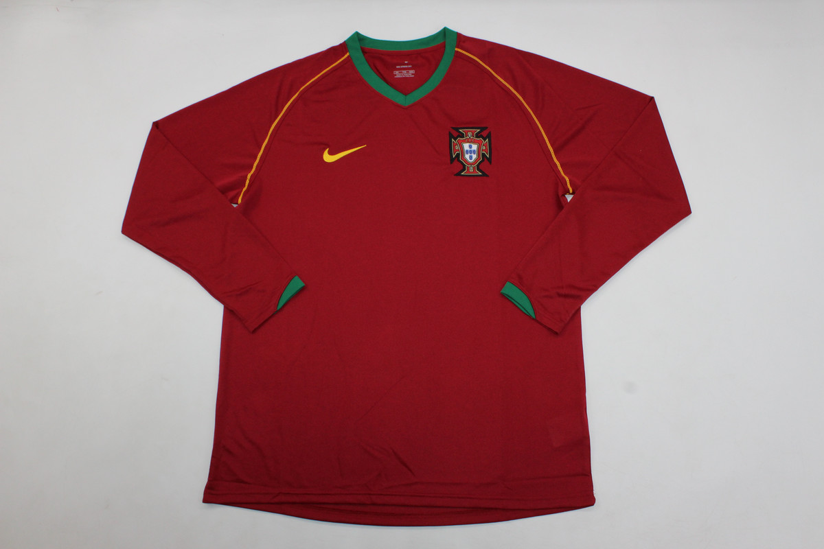 AAA Quality Portugal 2006 Home Long Soccer Jersey